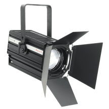 Spotlight Fresnel LED 50W, WW, zoom 12°-76°, 3000K, DMX control 